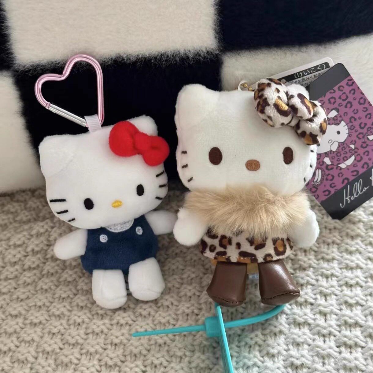 日本正品girlkitty可爱书包挂饰女生包包挂件毛绒公仔小玩偶饰品