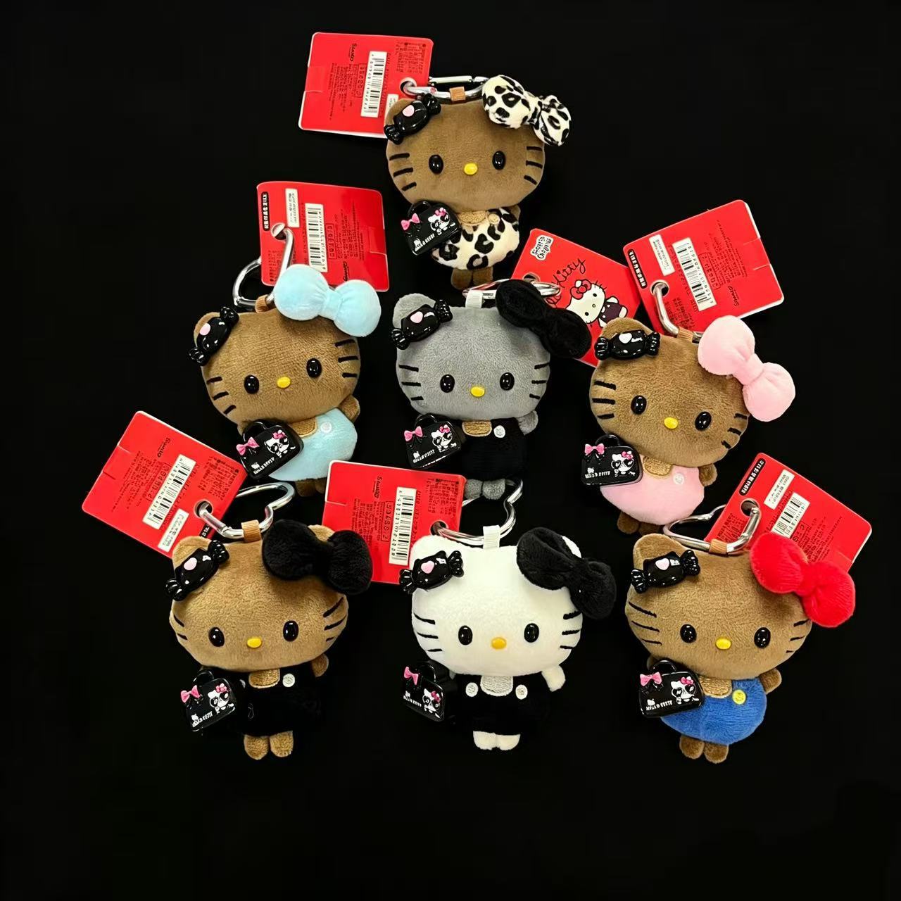 日本网红黑皮Kitty毛绒挂