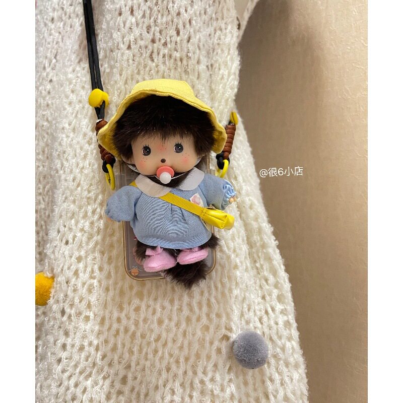 日本蒙奇奇可斜挎手机背