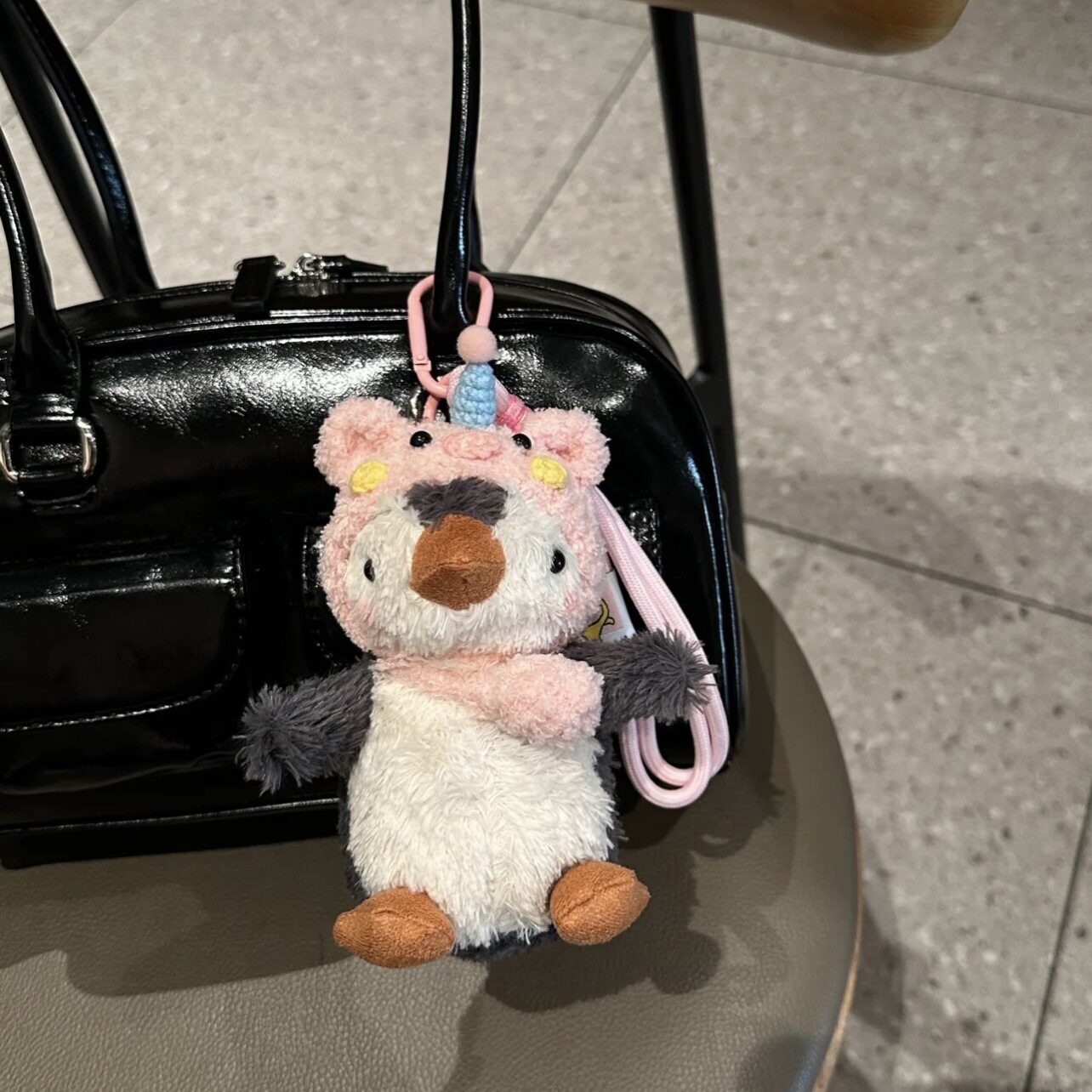 日本可爱小猪头套小企鹅