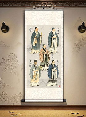 十大名医华佗张仲景孙思邈画像