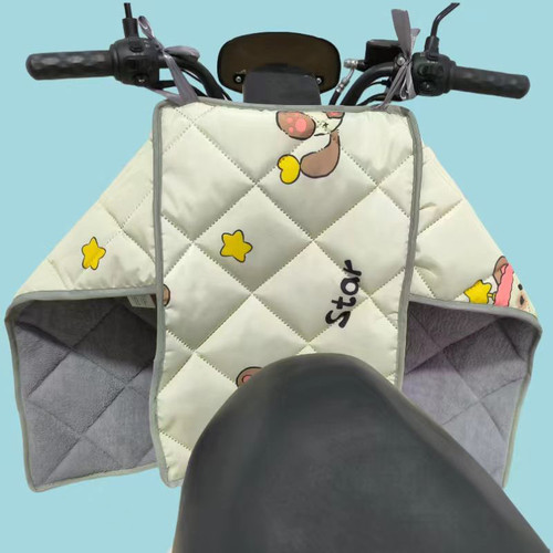 电动车挡风被四季分体式可折叠双面防水中厚电瓶车小型挡风被秋款