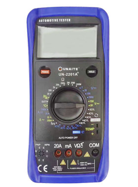 优耐特UN-2201A+汽修万用表车用高精度数字显汽车检修电工万能表
