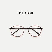 韩国PLAK原装 进口塑钢Ultem眼镜框女超轻8克可配近视奶咖色男