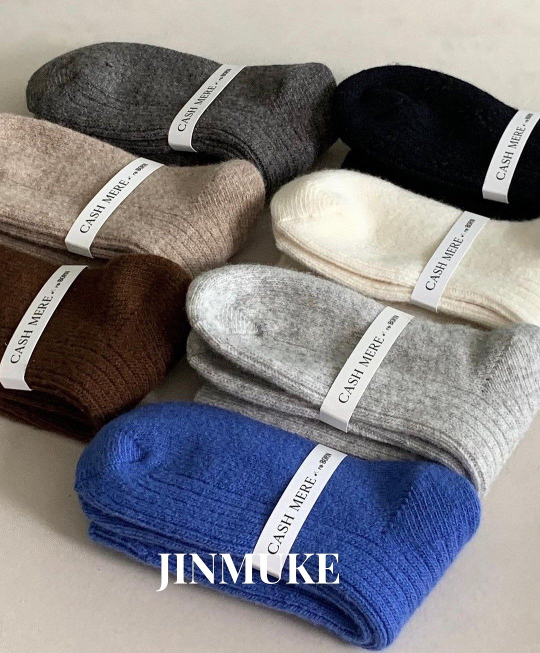 JINMUKE韩国进口东大门时中筒袜
