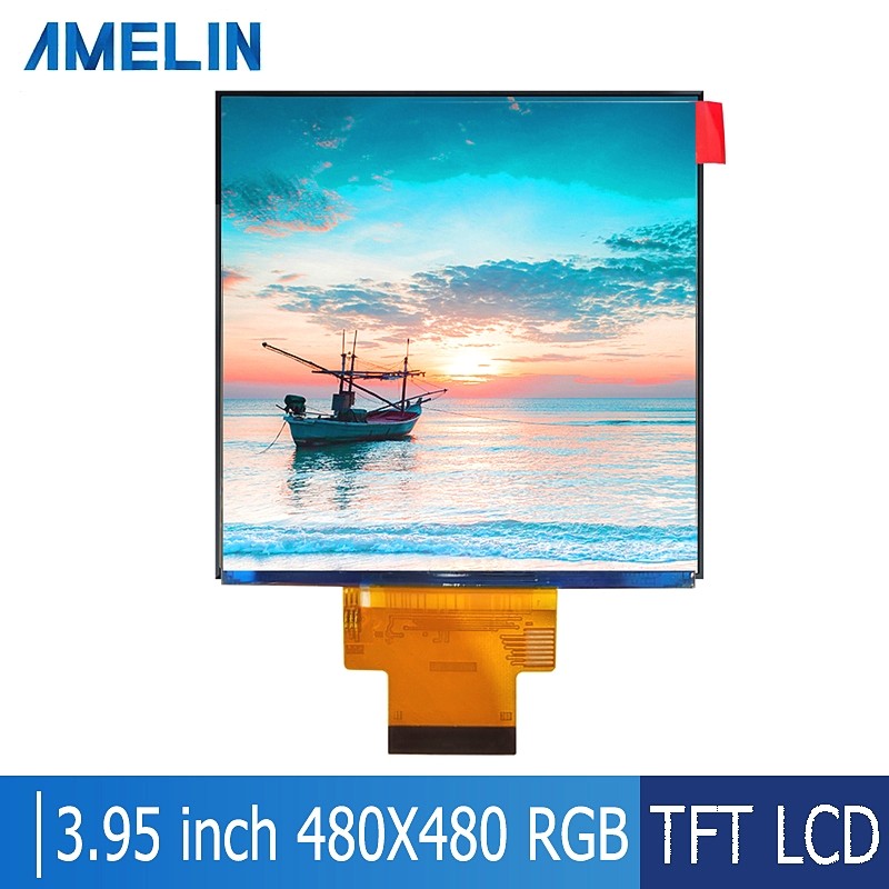 95寸lcd液晶屏 方形tft型液晶显示器480x480分辨率rgb接口tft屏
