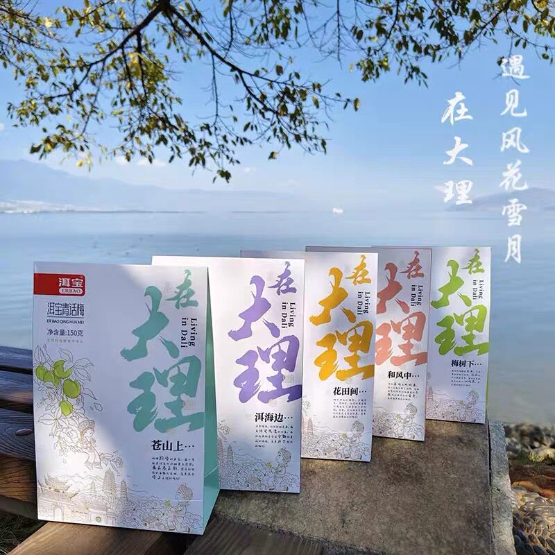 【大理发货】洱宝话梅云南特产雕梅零食黑糖青梅子蜜饯伴手礼盒装