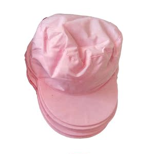 工作帽防尘白色食品厂车间包头厨房男女松紧可调节透气鸭舌卫生帽