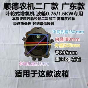 顺德款农机二厂款叶轮式增氧机电机江晟牌三相380V 0.75-1.5KW