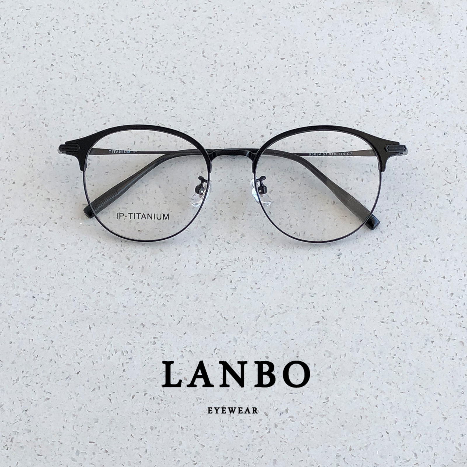 超轻钛架12g复古椭圆框近视眼镜