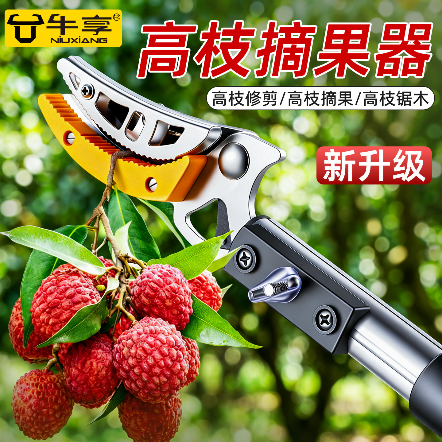 牛享高空采摘剪果神器伸缩园艺剪