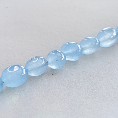 8*10mm天然蓝色碧玺墩子