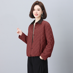 羽绒棉衣秋冬加厚女外套新款 小翻领棉服潮 2025洋气宽松显瘦新中式