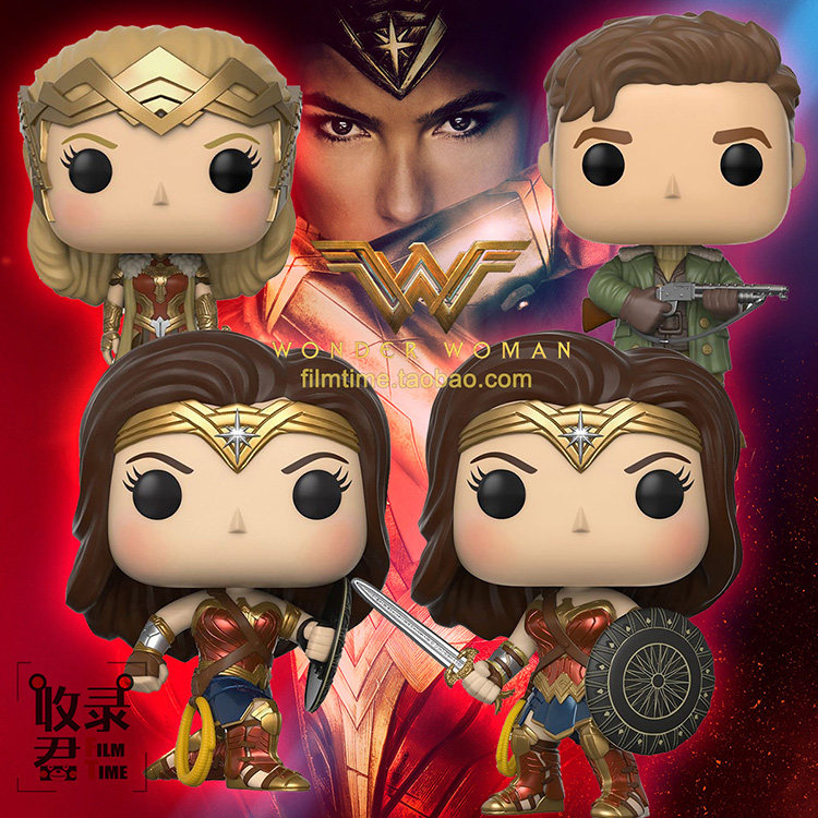 美国进口 funko pop 神奇女侠dc电影周边 戴安娜加朵希波吕忒手办