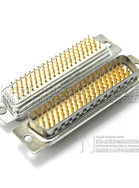 精工南士HDP78公头母头4排78针插座DP78 DB78孔直插/脚插板焊板式