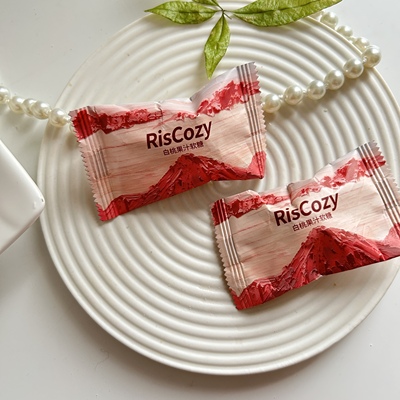 英国RisCozy瑞可滋白桃味果汁软糖结婚喜糖办公室休闲小零食散装