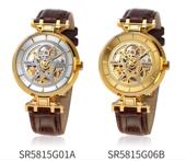 罗西尼专利SR5815G01A 06B双面镂手表空自动机械男表全国联保