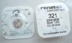 天王表G/LS3612G男女表专配纽扣电池瑞士原装renata SR616SW/321