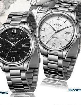 罗西尼表5578W04C/01A日历商务男表原厂正品全国联保