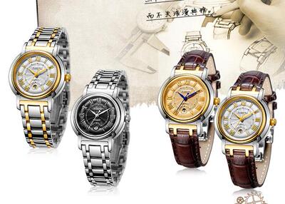 罗西尼表5566手表传承系列自动机械防水日历女表全国联保