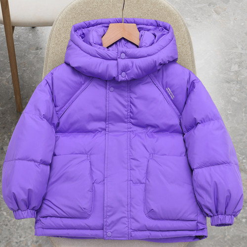 短款加厚儿童韩版羽绒服