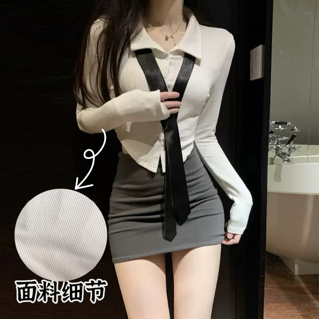 情趣内衣性感火辣纯欲风秘书教师制服角色扮演辣妹夜店短裙外穿套