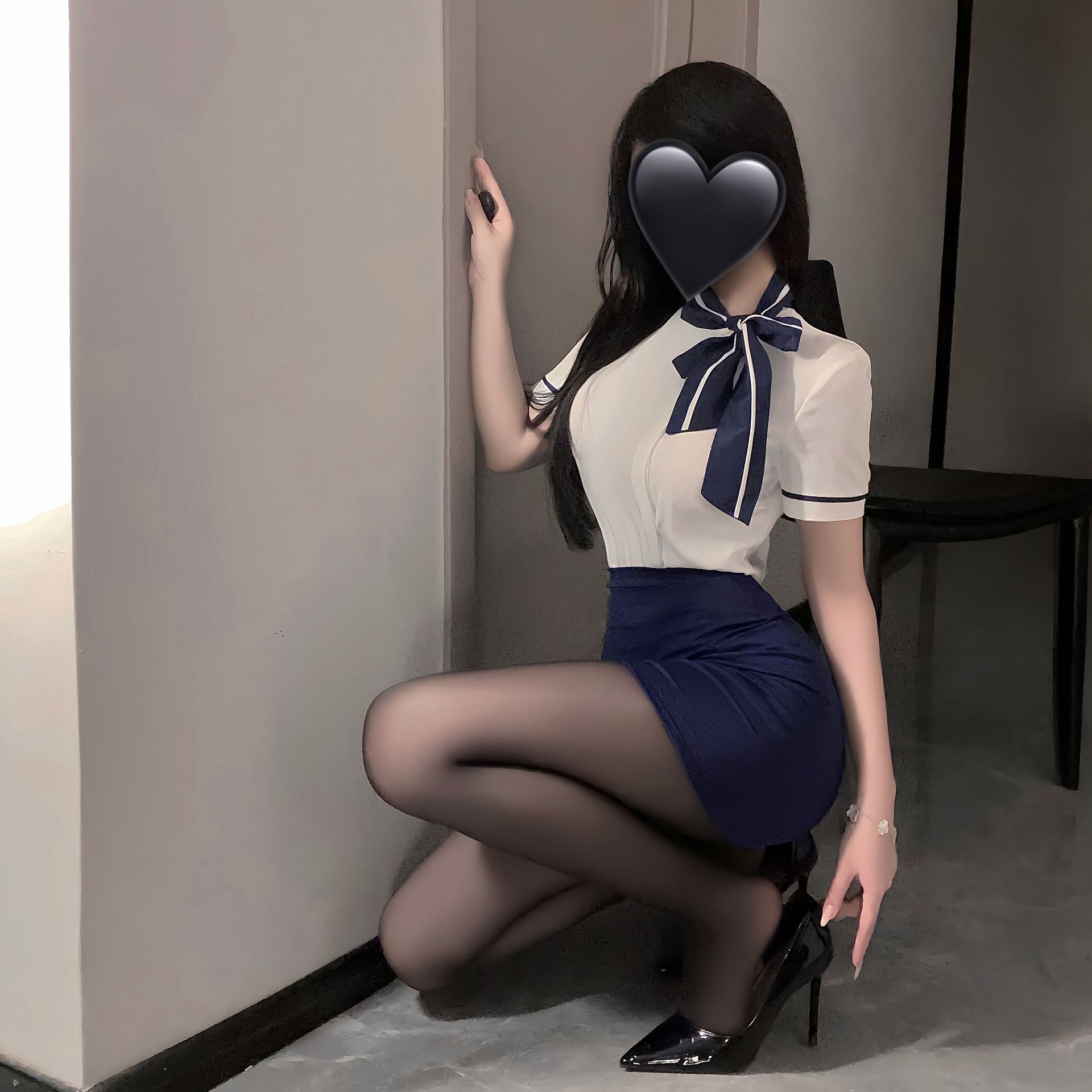 空姐制服职业装女私家空姐情趣内衣制服角色扮演服装一件代发