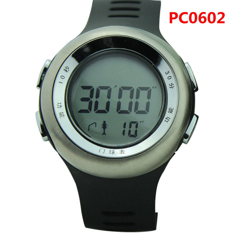 秒表门球比赛计时器天福pc0602手腕式门球表手表金属外壳时钟