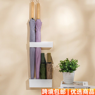 架子 日式 雨伞收纳架魔术贴软磁款 免打孔壁挂式 站立家用可放雨伞