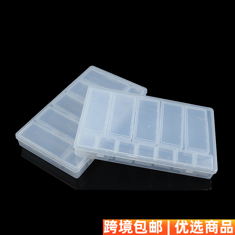 便携精致防氧化透明盒子首饰盒项链耳钉盘耳环耳饰分格收纳盒