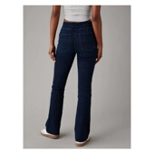 松紧高腰修身 提臀显瘦微喇加长女裤 胖M大码 美单春夏秋新品 牛仔裤