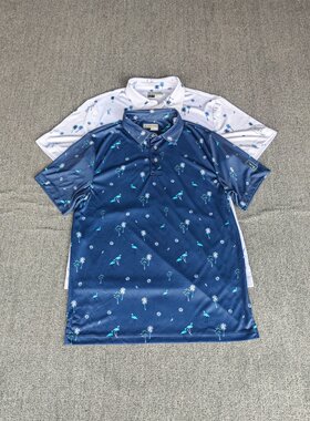 出口春夏翻领速干短袖防晒保罗衫