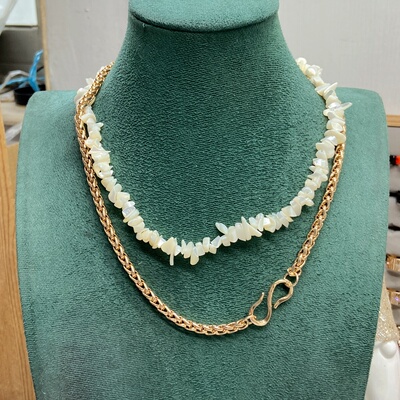 10.11满26元包邮项贝壳链套装56