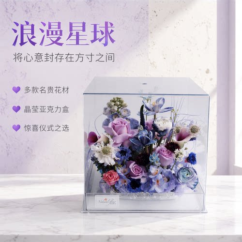 亚克力花房艺术混搭花盒设计师款