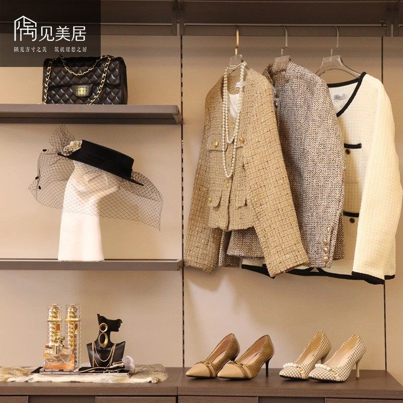 样板房衣帽间小香风女士高跟鞋首饰包包礼帽软装饰品家居摆件组合,家居饰品,家饰软装搭配套装,淘宝优惠券,粉丝福利购,淘宝优惠卷