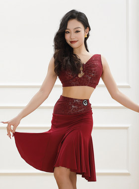 歌瑞亚拉丁舞女成人表演出舞服