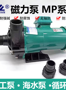 KEYUAN磁力驱动循环泵MP-120R微型磁力泵塑料电镀化工水泵海水泵