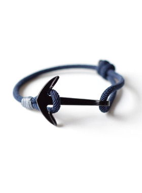 男女通用合金船锚欧美风手工手绳