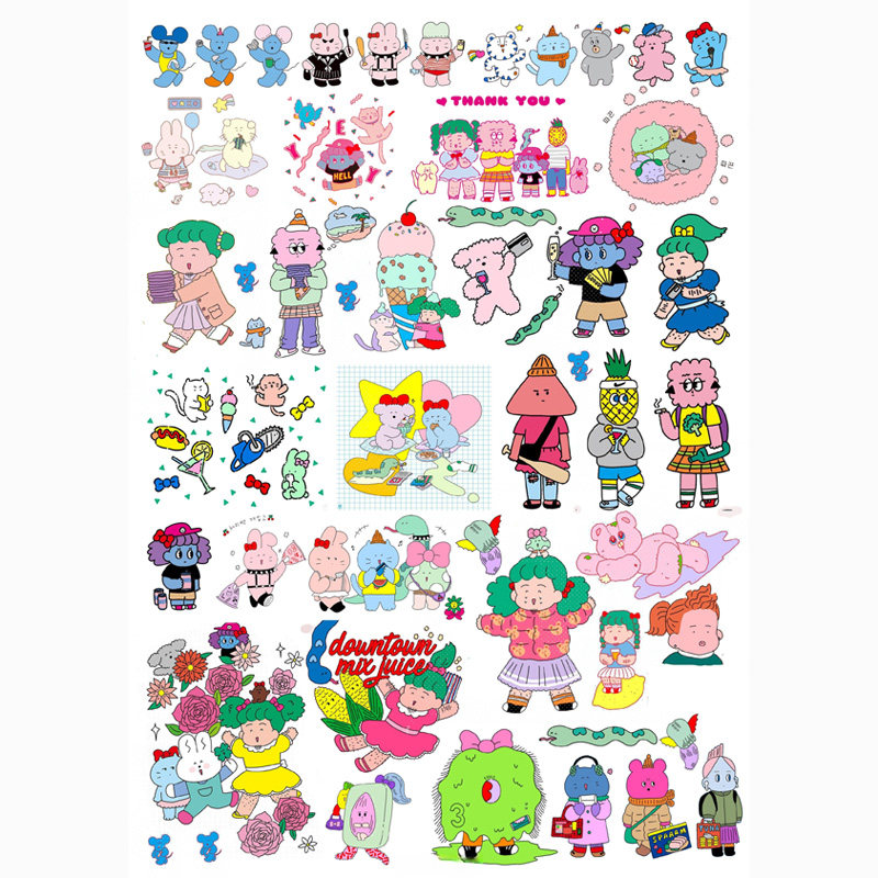 【未裁剪】自制手机壳滴胶手帐贴纸A4和纸不干胶打印　　　　,文具电教/文化用品/商务用品,贴纸/立体贴纸,淘宝优惠券,粉丝福利购,淘宝优惠卷