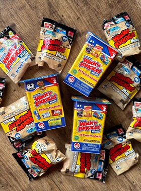 现货正版wacky packages美式复古超市微缩迷你食玩盲袋盲盒惊喜袋