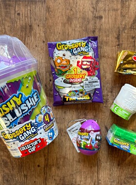 现货正版 grossery gang垃圾虫公仔软胶捏捏乐盲袋盲盒收藏玩具