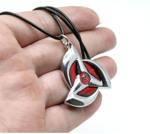 Cos 卡卡西万花筒写轮眼吊坠项链 礼物 火影忍者卡卡西项链 特价