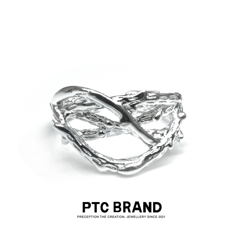 不规则树枝缠绕冷淡风无洞耳骨