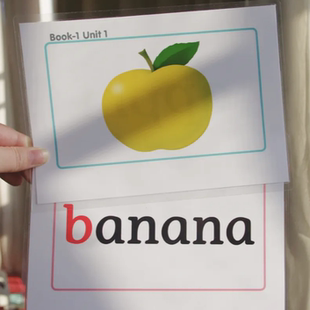 儿童自然拼读英语单词闪卡大卡教学1 5级2早教教具牛津培训塑封少