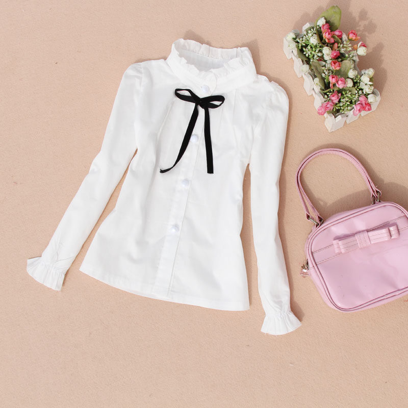 Chemise fille à manche longue - Ref 2086315 Image 1