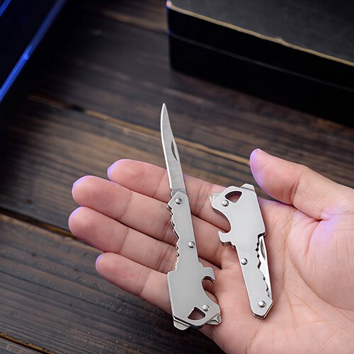 多功能钥匙刀EDC迷你小刀随身挂扣挂件带开瓶器锋利拆快递开箱刀