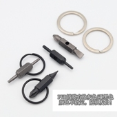 双头怪S2德国钢 双向内六角梅花T6T8小螺丝刀一字十字改锥EDC工具