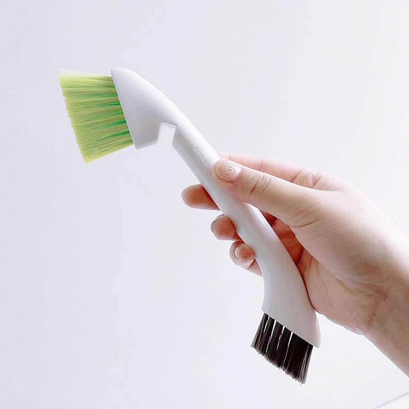 日本制小久保软毛/硬毛两头清洁刷厨卫缝隙刷煤气灶锅具刷多功能
