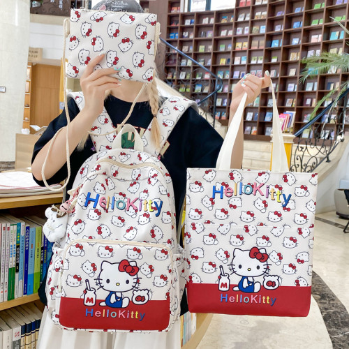 凯蒂猫可爱大容量女学生双肩包