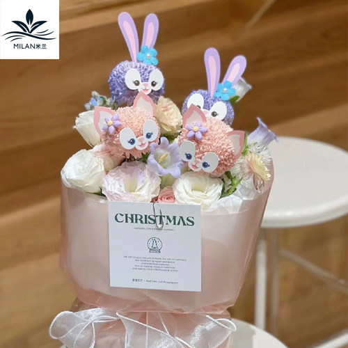儿童节乒乓菊表情包卡通动物造型